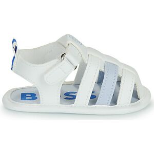 Sandales plates BOSS J52834 Blanc 17 garcons - Publicité Sandales plates BOSS J52834 Blanc 17 garcons - Publicité