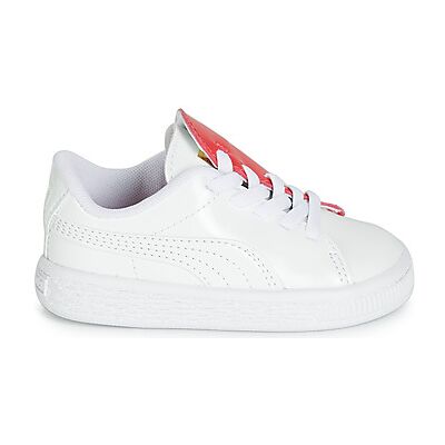 Baskets basses enfant Puma INF B CRUSH PATENT AC.W-H Blanc 19,20,21,24 filles - Publicité Baskets basses enfant Puma INF B CRUSH PATENT AC.W-H Blanc 19,20,21,24 filles - Publicité