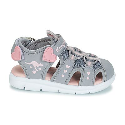 Sandales enfant Kangaroos K-MINI Gris 21,23,24,25,26,27 filles - Publicité Sandales enfant Kangaroos K-MINI Gris 21,23,24,25,26,27 filles - Publicité