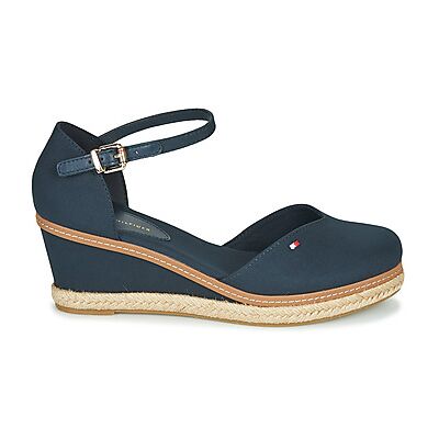 Sandales compensées Tommy Hilfiger BASIC CLOSED TOE MID WEDGE Bleu 40 femmes - Publicité Sandales compensées Tommy Hilfiger BASIC CLOSED TOE MID WEDGE Bleu 40 femmes - Publicité
