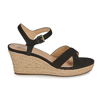 Sandales compensées Geox D SOLEIL Noir 39,40 femmes - Publicité Sandales compensées Geox D SOLEIL Noir 39,40 femmes - Publicité
