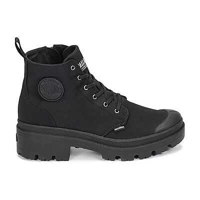 Baskets montantes Palladium PALLABASE TWILL Noir 36,38,40,41,42 femmes - Publicité Baskets montantes Palladium PALLABASE TWILL Noir 36,38,40,41,42 femmes - Publicité