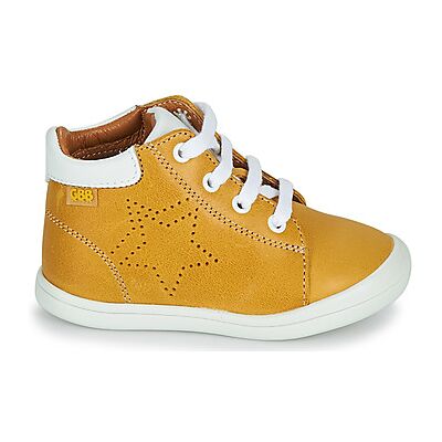 Baskets montantes enfant GBB BAMBOU Jaune 18,19,20 garcons - Publicité Baskets montantes enfant GBB BAMBOU Jaune 18,19,20 garcons - Publicité