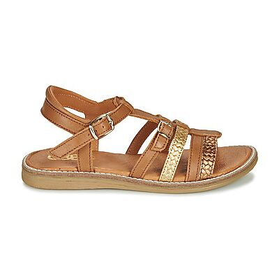 Sandales plates GBB OLALA Marron 24,25 filles - Publicité Sandales plates GBB OLALA Marron 24,25 filles - Publicité