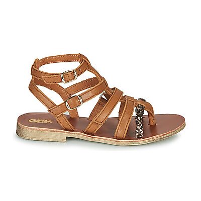 Sandales plates GBB NOVARA Marron 28,29,30,31 filles - Publicité Sandales plates GBB NOVARA Marron 28,29,30,31 filles - Publicité