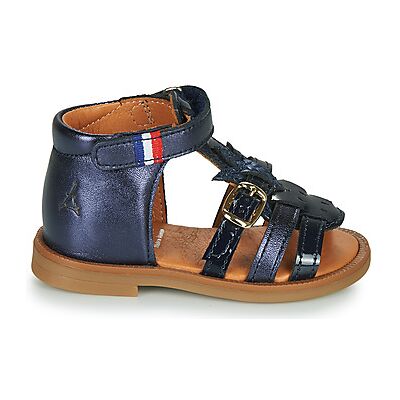 Sandales plates GBB PAULETTE Bleu 20,21,22 filles - Publicité Sandales plates GBB PAULETTE Bleu 20,21,22 filles - Publicité