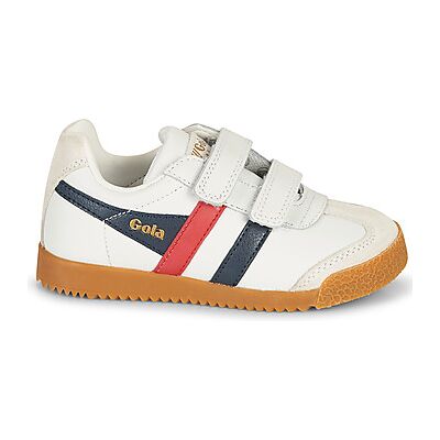 Baskets basses enfant Gola HARRIER LEATHER VELCRO Blanc 26,27,28,29,30,31,32,33,34,35 garcons - Publicité Baskets basses enfant Gola HARRIER LEATHER VELCRO Blanc 26,27,28,29,30,31,32,33,34,35 garcons - Publicité