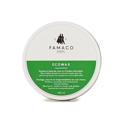 Impermeabilisant Famaco BOITE DE GRAISSE ECO WAX WATERPROOF 100 ML FAMACO Blanc Unique hommes - Publicité Impermeabilisant Famaco BOITE DE GRAISSE ECO WAX WATERPROOF 100 ML FAMACO Blanc Unique hommes - Publicité