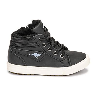 Baskets montantes enfant Kangaroos KAVU I Noir 28,30,31,32,33,34 garcons - Publicité Baskets montantes enfant Kangaroos KAVU I Noir 28,30,31,32,33,34 garcons - Publicité