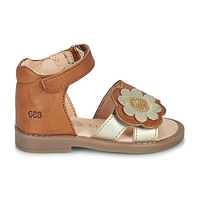 Sandales plates GBB FILLIE Marron 21 filles - Publicité Sandales plates GBB FILLIE Marron 21 filles - Publicité