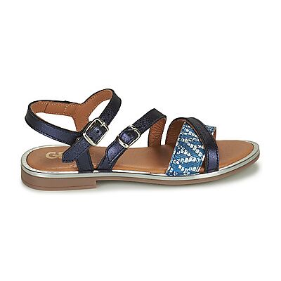 Sandales plates GBB SERAFINE Bleu 28,30 filles - Publicité Sandales plates GBB SERAFINE Bleu 28,30 filles - Publicité