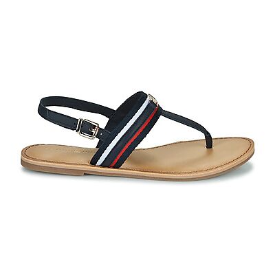 Sandales plates Tommy Hilfiger CORPORATE WEBBING FLAT SANDAL Marine 36,37,40 femmes - Publicité Sandales plates Tommy Hilfiger CORPORATE WEBBING FLAT SANDAL Marine 36,37,40 femmes - Publicité