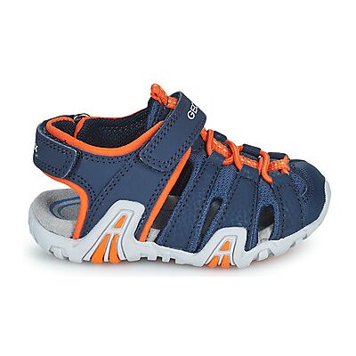 Sandales plates Geox B SANDAL KRAZE A Bleu 24,25 garcons - Publicité Sandales plates Geox B SANDAL KRAZE A Bleu 24,25 garcons - Publicité