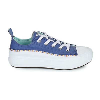 Baskets basses enfant Converse CHUCK TAYLOR ALL STAR MOVE SEASONAL OX Bleu 27,28,29 filles - Publicité Baskets basses enfant Converse CHUCK TAYLOR ALL STAR MOVE SEASONAL OX Bleu 27,28,29 filles - Publicité