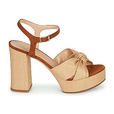 Sandales à talon Unisa VENZA Beige 36,41 femmes - Publicité Sandales à talon Unisa VENZA Beige 36,41 femmes - Publicité