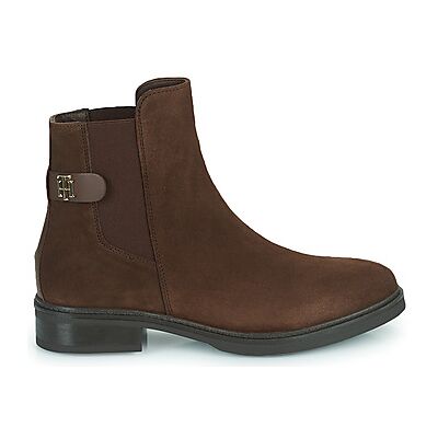 Boots Tommy Hilfiger Coin Suede Flat Boot Marron 38 femmes - Publicité Boots Tommy Hilfiger Coin Suede Flat Boot Marron 38 femmes - Publicité