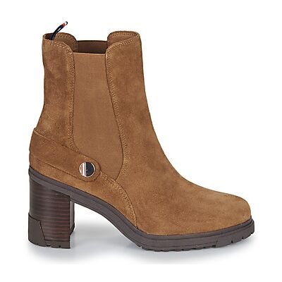 Bottines Tommy Hilfiger Outdoor High Heel Boot Marron 39 femmes - Publicité Bottines Tommy Hilfiger Outdoor High Heel Boot Marron 39 femmes - Publicité