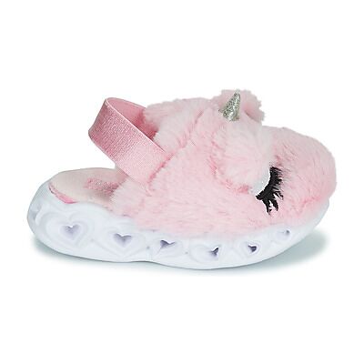Chaussons enfant Skechers HEART LIGHTS SANDALS Rose 21,22,23,24,25 filles - Publicité Chaussons enfant Skechers HEART LIGHTS SANDALS Rose 21,22,23,24,25 filles - Publicité