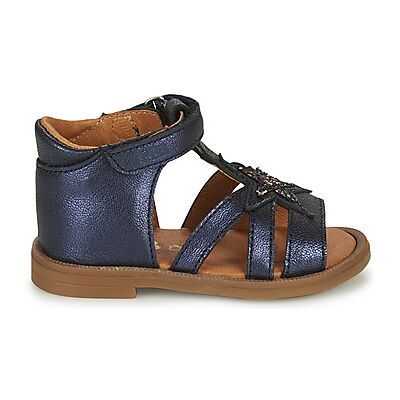 Sandales plates GBB MAMIA Bleu 20,21 filles - Publicité Sandales plates GBB MAMIA Bleu 20,21 filles - Publicité