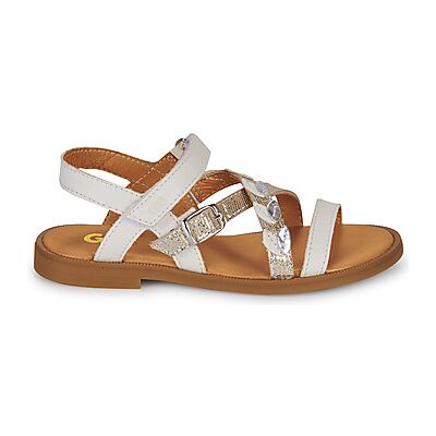 Sandales plates GBB ELVIRA Blanc 29,30 filles - Publicité Sandales plates GBB ELVIRA Blanc 29,30 filles - Publicité