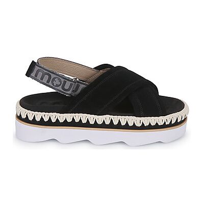 Sandales compensées Mou MU.SW581001A-BLA Noir 37,38,39 femmes - Publicité Sandales compensées Mou MU.SW581001A-BLA Noir 37,38,39 femmes - Publicité