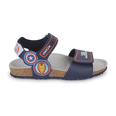 Sandales plates Geox J GHITA BOY B Marine 31,33,34,35 garcons - Publicité Sandales plates Geox J GHITA BOY B Marine 31,33,34,35 garcons - Publicité