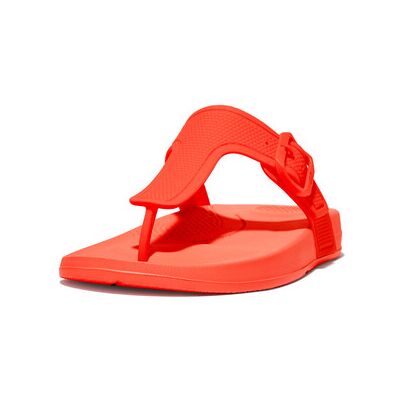 Tongs FitFlop iQUSHION ADJUSTABLE BUCKLE FLIP-FLOPS Orange 36,37,41 femmes - Publicité Tongs FitFlop iQUSHION ADJUSTABLE BUCKLE FLIP-FLOPS Orange 36,37,41 femmes - Publicité