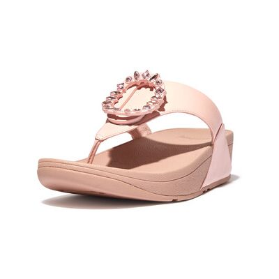 Tongs FitFlop LULU CRYSTAL-CIRCLET LEATHER TOE-POST SANDALS Rose 40 femmes - Publicité Tongs FitFlop LULU CRYSTAL-CIRCLET LEATHER TOE-POST SANDALS Rose 40 femmes - Publicité