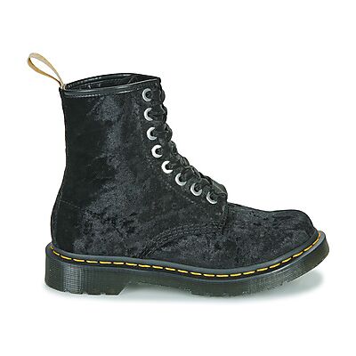 DR MARTENS Boots Dr. Martens VEGAN 1460 BLACK VELVET Noir 36,37 femmes - Publicité DR MARTENS Boots Dr. Martens VEGAN 1460 BLACK VELVET Noir 36,37 femmes - Publicité