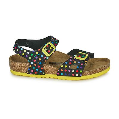 Sandales plates BIRKENSTOCK RIO Noir 29,31,32,34 femmes - Publicité Sandales plates BIRKENSTOCK RIO Noir 29,31,32,34 femmes - Publicité