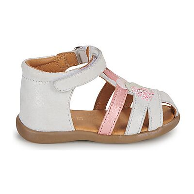 Sandales plates GBB ENITA Blanc 18,19,20,21,22,23 filles - Publicité Sandales plates GBB ENITA Blanc 18,19,20,21,22,23 filles - Publicité