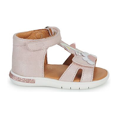 Sandales plates GBB LEONIE Rose 24 filles - Publicité Sandales plates GBB LEONIE Rose 24 filles - Publicité