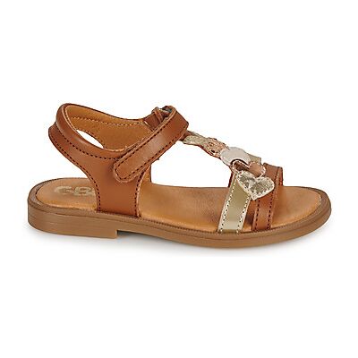 Sandales plates GBB MAISIE Marron 24,25 filles - Publicité Sandales plates GBB MAISIE Marron 24,25 filles - Publicité