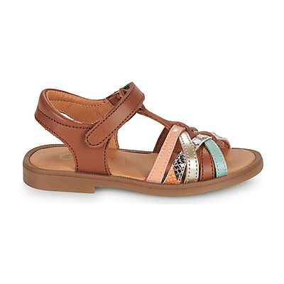 Sandales plates GBB ANNABELLE Marron 27 filles - Publicité Sandales plates GBB ANNABELLE Marron 27 filles - Publicité