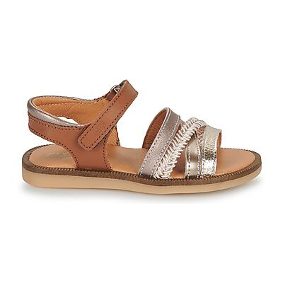 Sandales plates GBB GIGI Marron 31 filles - Publicité Sandales plates GBB GIGI Marron 31 filles - Publicité