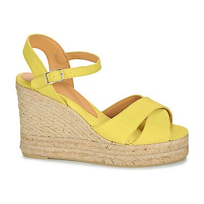 Sandales compensées Castaner BLAUDELL Jaune 37,38,39,40 femmes - Publicité Sandales compensées Castaner BLAUDELL Jaune 37,38,39,40 femmes - Publicité