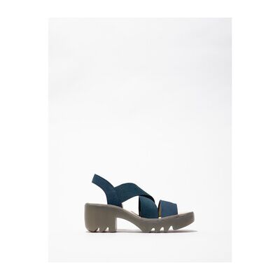 Sandales à talon Fly London TAJI Bleu 40 femmes - Publicité Sandales à talon Fly London TAJI Bleu 40 femmes - Publicité