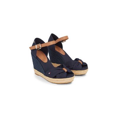 Sandales compensées Tommy Hilfiger BASIC OPEN TOE HIGHWEDGE Bleu 38,40,41 femmes - Publicité Sandales compensées Tommy Hilfiger BASIC OPEN TOE HIGHWEDGE Bleu 38,40,41 femmes - Publicité