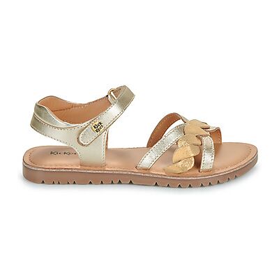 Sandales plates Kickers BETTYS Doré 28,29 filles - Publicité Sandales plates Kickers BETTYS Doré 28,29 filles - Publicité