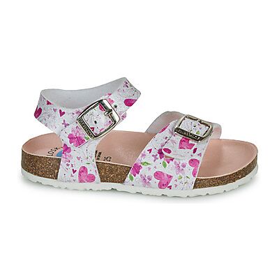 Sandales plates Pablosky 428600-C Blanc 24,25,26 filles - Publicité Sandales plates Pablosky 428600-C Blanc 24,25,26 filles - Publicité
