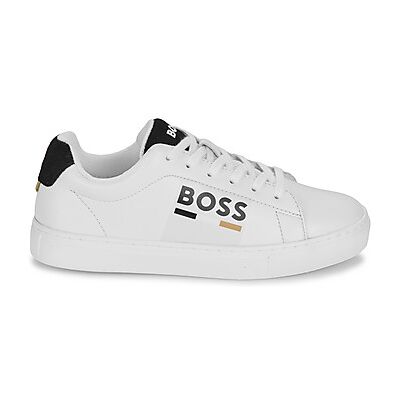 Baskets basses enfant BOSS J51310/10P Blanc 28,29 filles - Publicité Baskets basses enfant BOSS J51310/10P Blanc 28,29 filles - Publicité