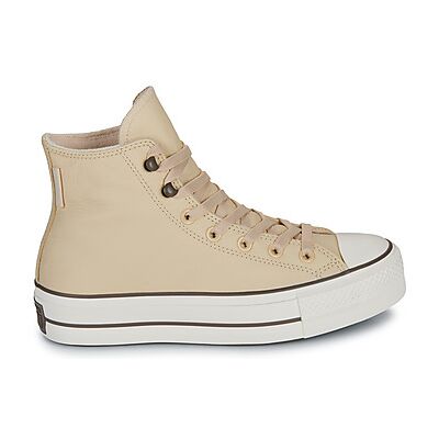 Baskets montantes Converse CHUCK TAYOR ALL STAR LIFT PLATFORM WEATHERIZED LEATHER Beige 38,41,35,36 1/2 femmes - Publicité Baskets montantes Converse CHUCK TAYOR ALL STAR LIFT PLATFORM WEATHERIZED LEATHER Beige 38,41,35,36 1/2 femmes - Publicité