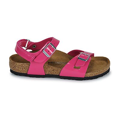 Sandales plates BIRKENSTOCK Rio AS Kids BF Patent Fuchsia Tulip Rose 24,29,31,33,35 filles - Publicité Sandales plates BIRKENSTOCK Rio AS Kids BF Patent Fuchsia Tulip Rose 24,29,31,33,35 filles - Publicité