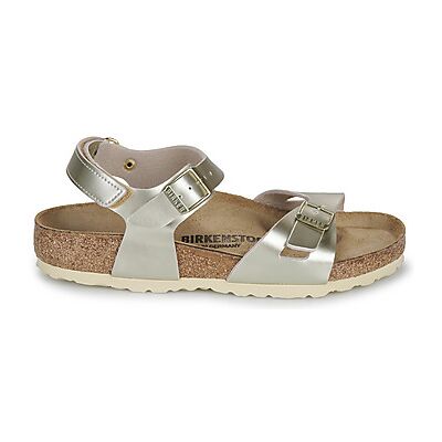 Sandales plates BIRKENSTOCK Rio AS Kids BF Electric Metallic Gold Argenté 38,39 filles - Publicité Sandales plates BIRKENSTOCK Rio AS Kids BF Electric Metallic Gold Argenté 38,39 filles - Publicité