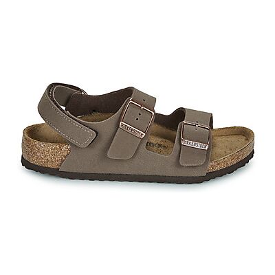 Sandales plates BIRKENSTOCK Milano AS Kids BFBC Mocca Beige 26 garcons - Publicité Sandales plates BIRKENSTOCK Milano AS Kids BFBC Mocca Beige 26 garcons - Publicité