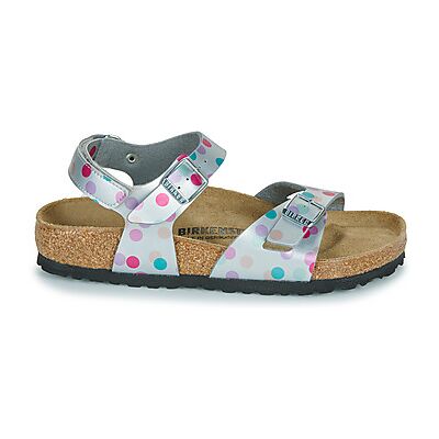 Sandales plates BIRKENSTOCK Rio AS Kids BF Elec. Metallic SilverDots Argenté 38,39 filles - Publicité Sandales plates BIRKENSTOCK Rio AS Kids BF Elec. Metallic SilverDots Argenté 38,39 filles - Publicité