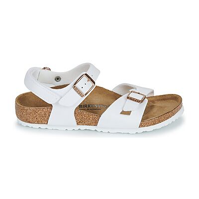 Sandales plates BIRKENSTOCK Rio AS Kids BF White Blanc 27,30 filles - Publicité Sandales plates BIRKENSTOCK Rio AS Kids BF White Blanc 27,30 filles - Publicité