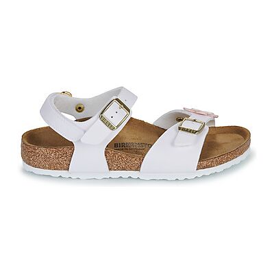 Sandales plates BIRKENSTOCK Rio AS Kids Flowers BF White Blanc 30,33,34 filles - Publicité Sandales plates BIRKENSTOCK Rio AS Kids Flowers BF White Blanc 30,33,34 filles - Publicité