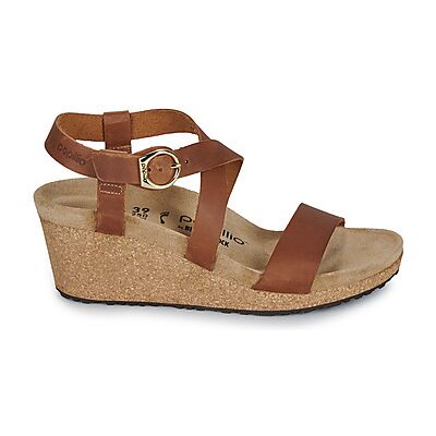 Sandales compensées Papillio Sibyl Ring-Buckle LENA Cognac Marron 37,38 femmes - Publicité Sandales compensées Papillio Sibyl Ring-Buckle LENA Cognac Marron 37,38 femmes - Publicité