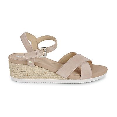 Sandales à talon Geox D ISCHIA CORDA Beige 38,39,40,41 femmes - Publicité Sandales à talon Geox D ISCHIA CORDA Beige 38,39,40,41 femmes - Publicité